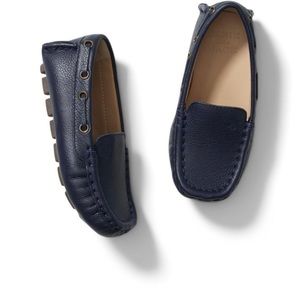 New Janie & Jack New Classic Genuine Leather shoes for a baby boy.